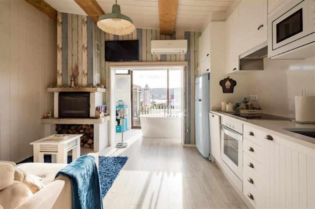 Mar No Camino Terraza Banera Con Vista Al Mar Villa Brens Eksteriør bilde
