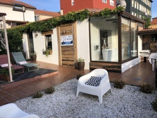 Mar No Camino Terraza Banera Con Vista Al Mar Villa Brens Eksteriør bilde